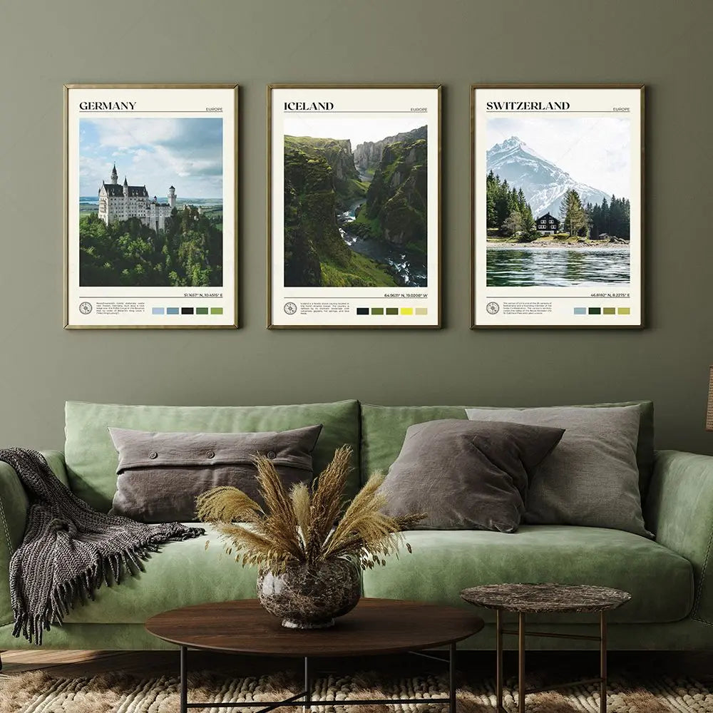 Country Landscape Wall Art
