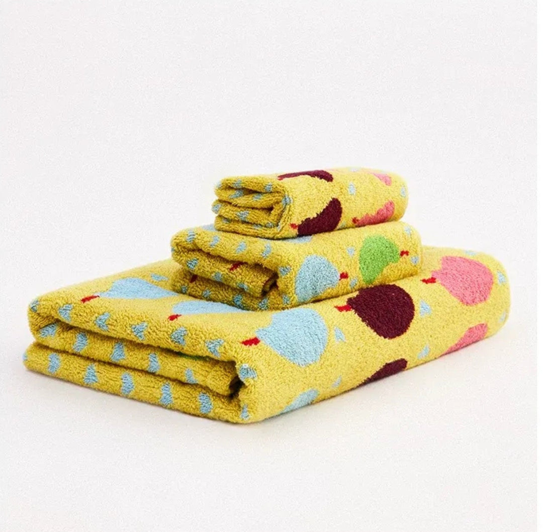 Pear Pattern Towels