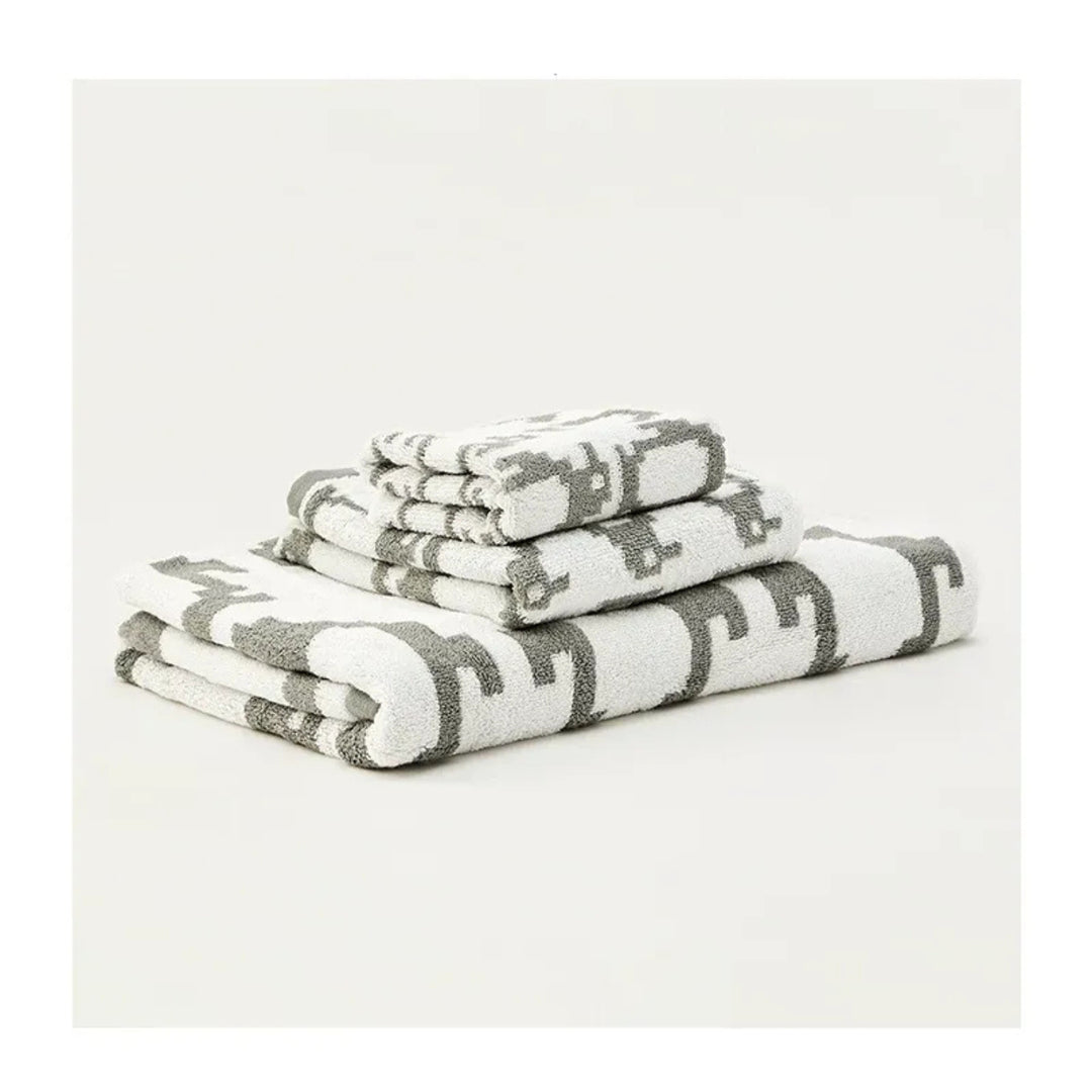 Cartoon Animal Pattern Towels