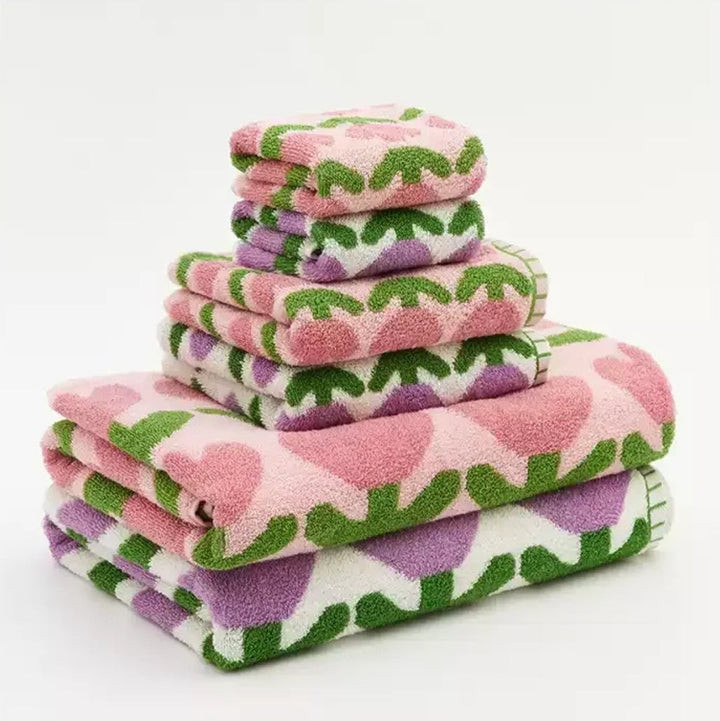 Tulip Pattern Towels