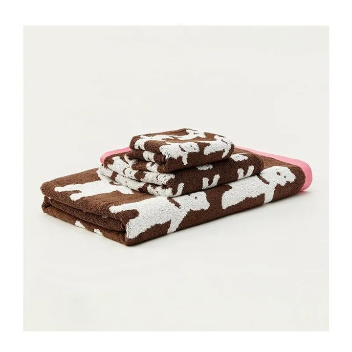 Cartoon Animal Pattern Towels