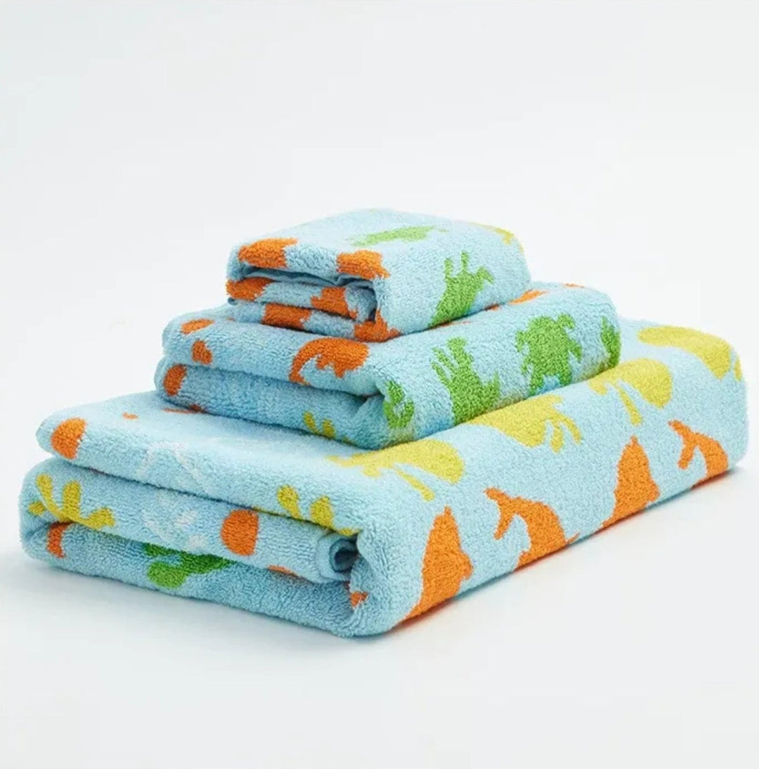 Sea Animal Pattern Towels