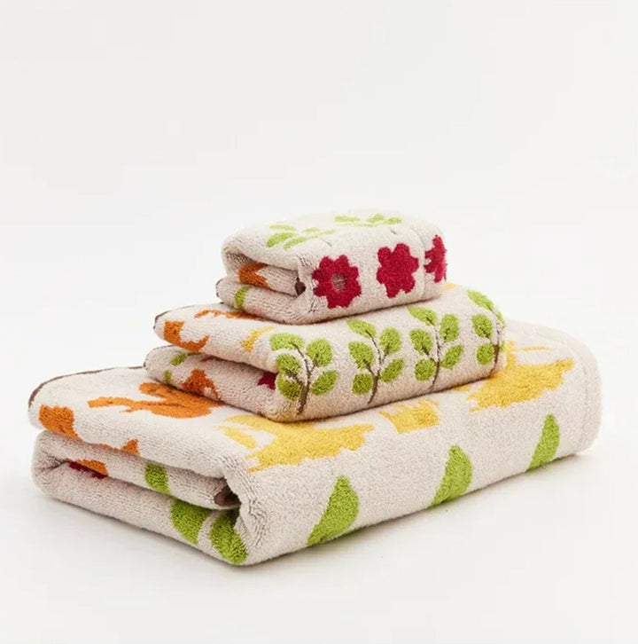 Animal Forest Pattern Towels