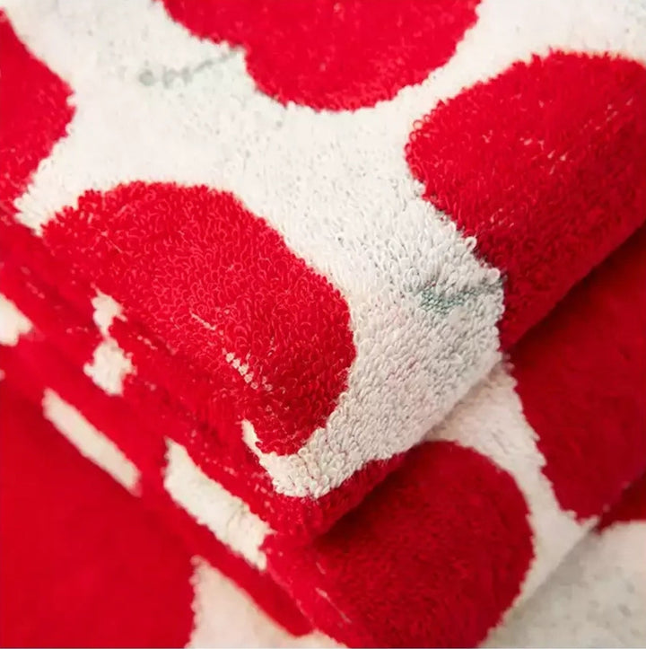 Apple Pattern Towels