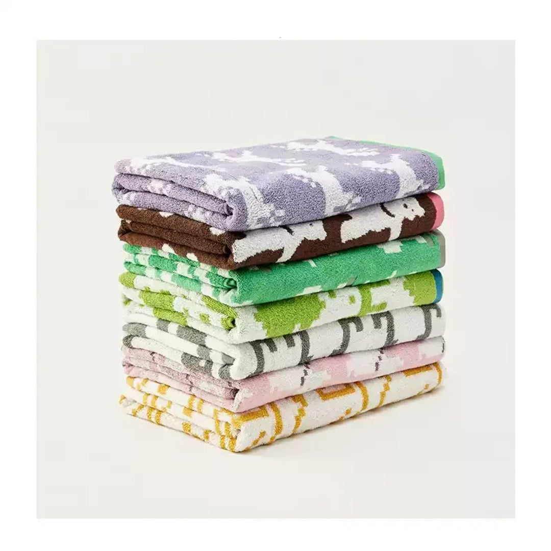 Cartoon Animal Pattern Towels