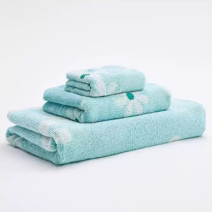 Flower Print Towels