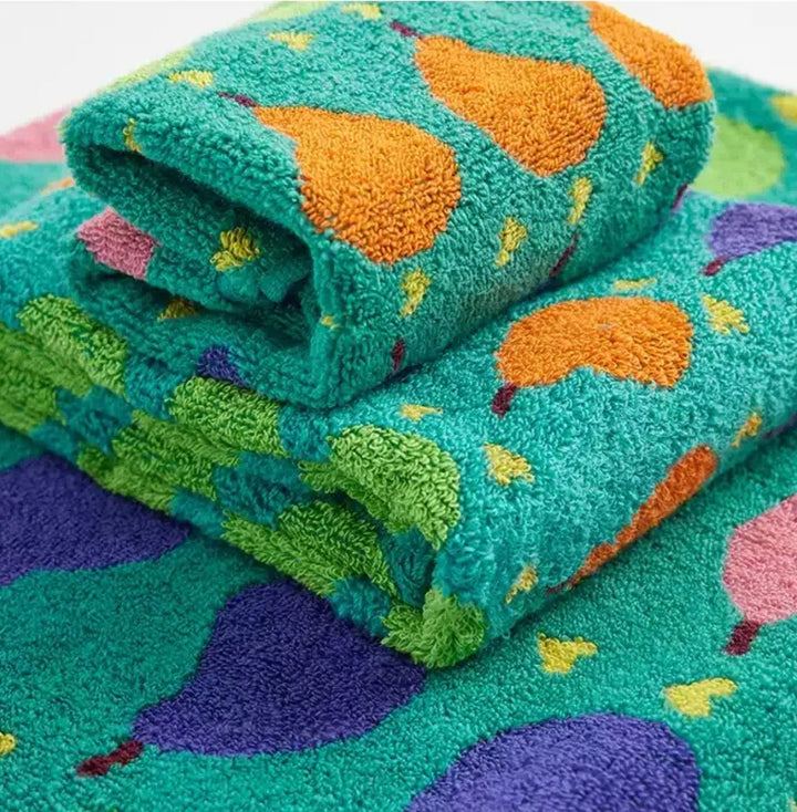 Pear Pattern Towels