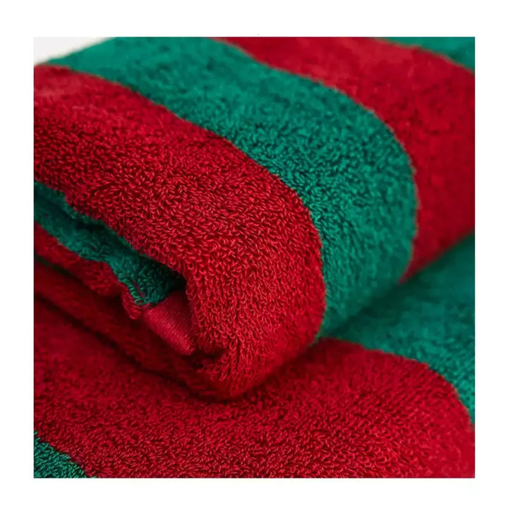Checkerboard Stripe Towels