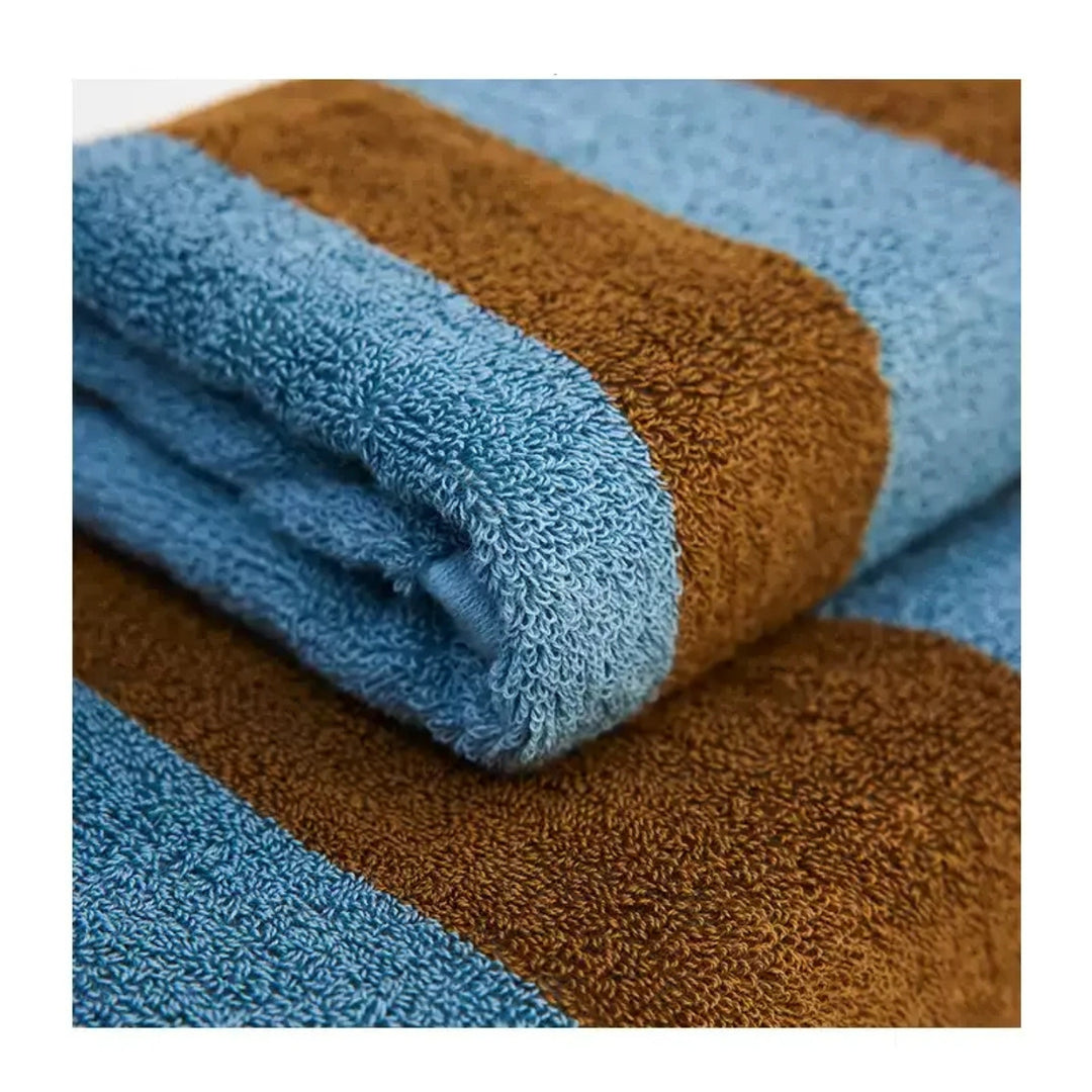 Checkerboard Stripe Towels