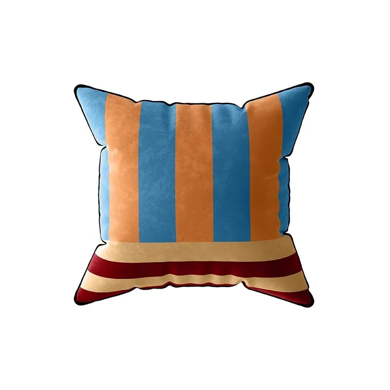 Multi Colored Retro Pillow Covers