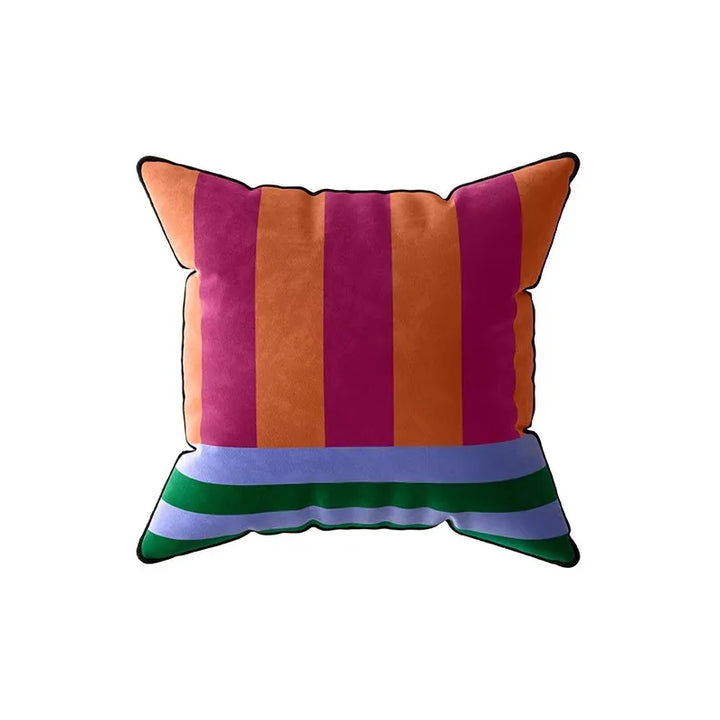 Multi Colored Retro Pillow Covers