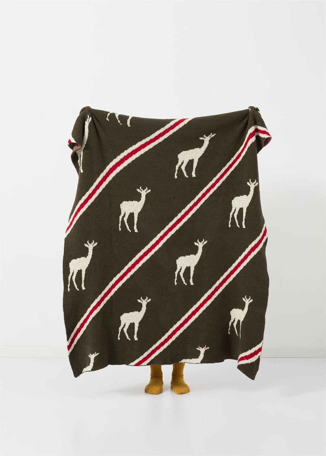 Deer Stripe Pattern Blanket