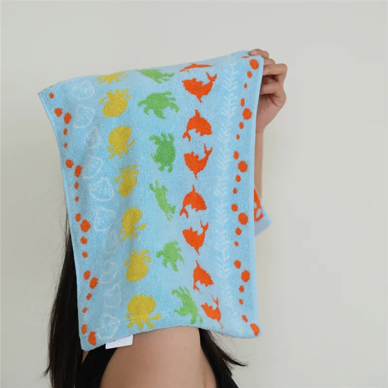 Sea Animal Pattern Towels