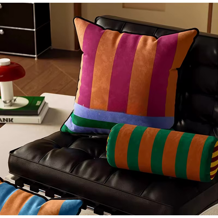 Multi Colored Retro Pillow Covers