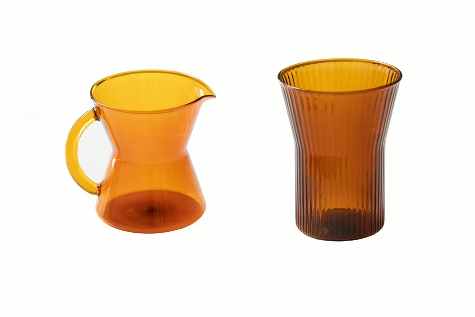 Amber Colored Glassware