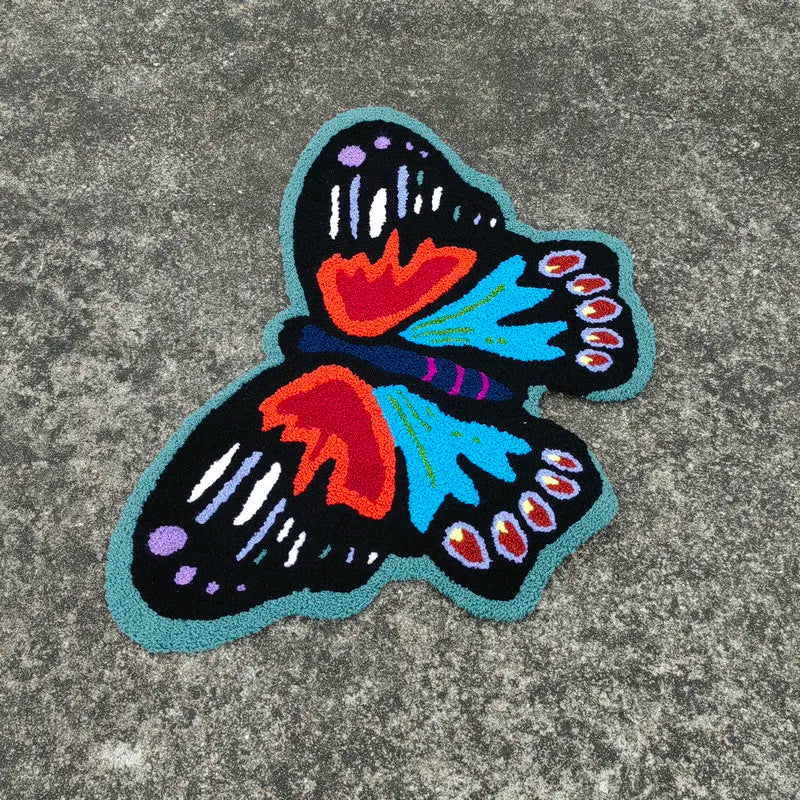 Funky Butterfly Area Rug