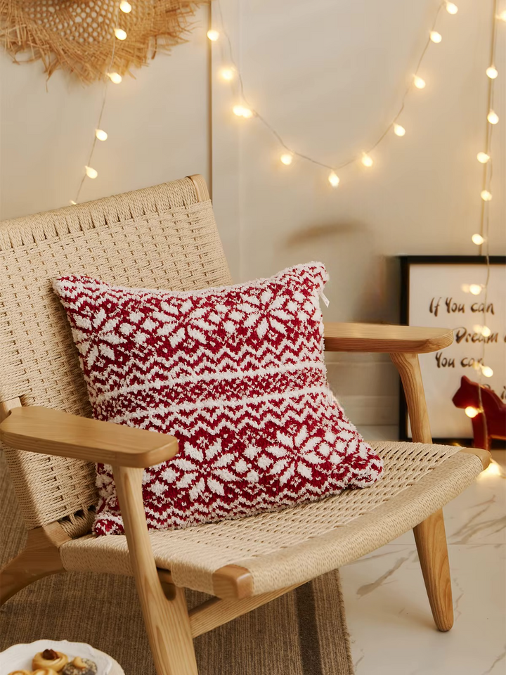 Winter Wonderland Knit Pillow Cover