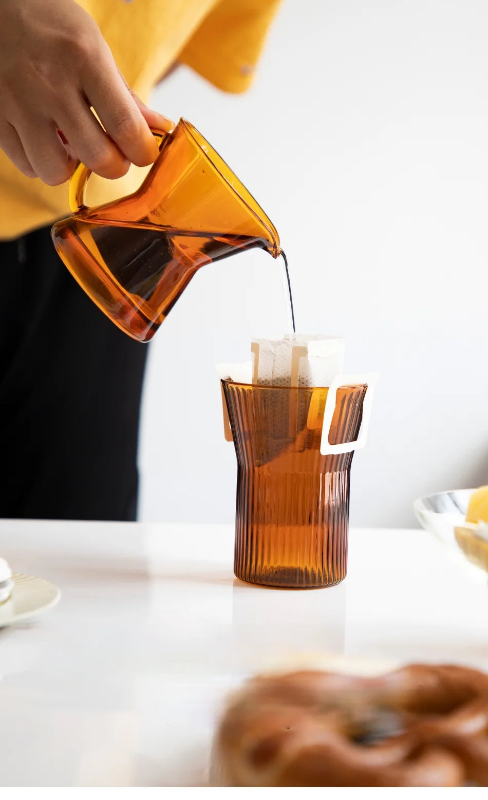 Amber Colored Glassware