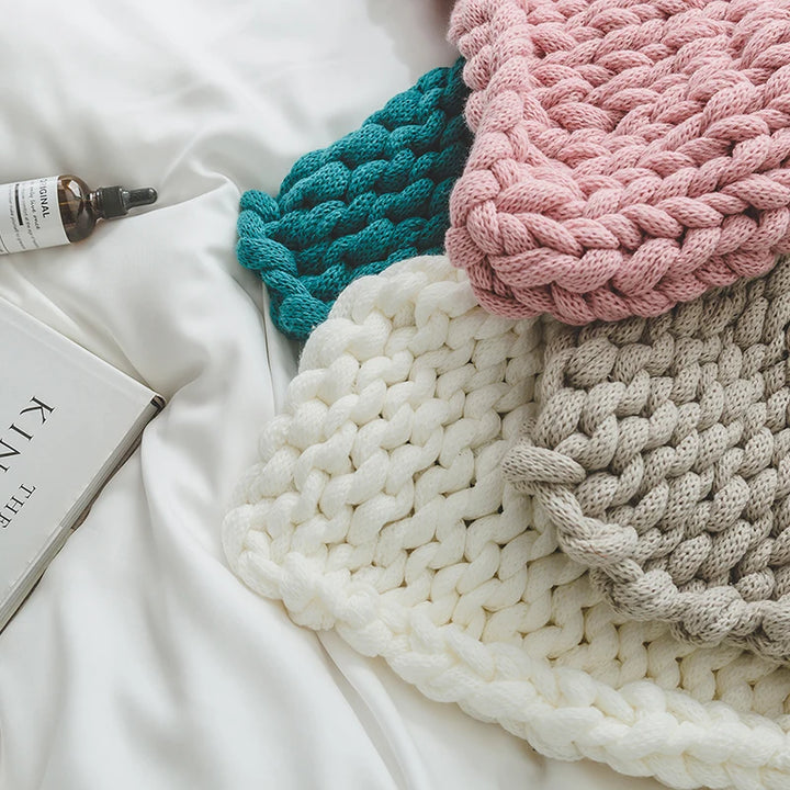 Candy Shaped Knit Pillow