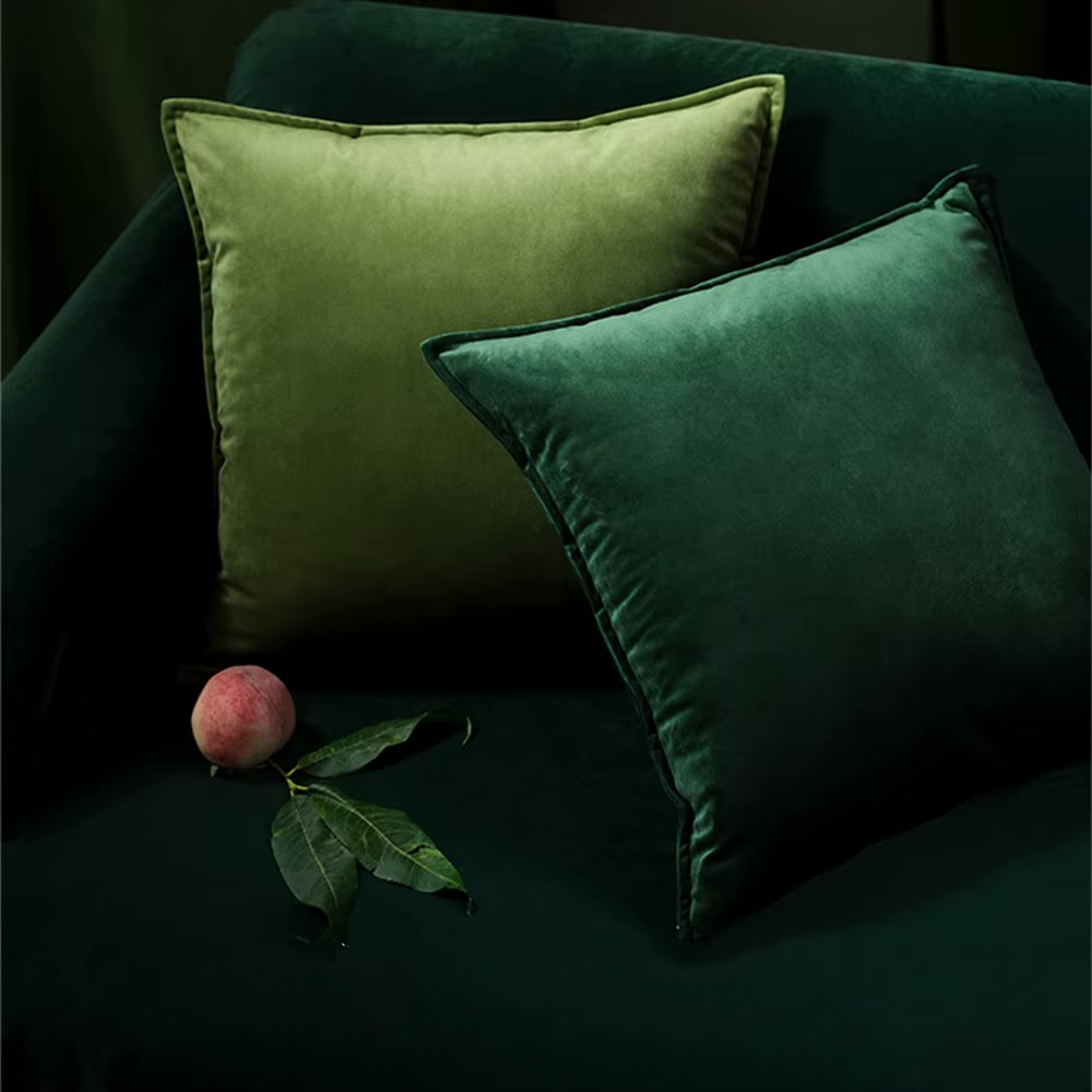 Monochrome Velvet Pillow Covers