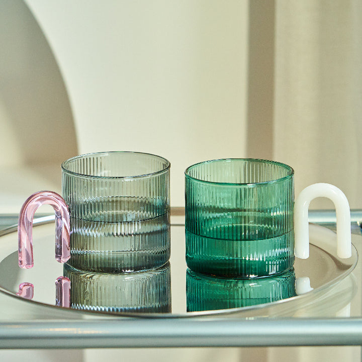 Ripple Glass Mugs