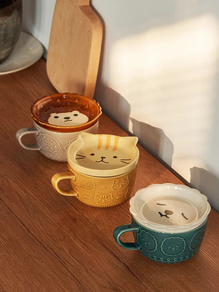 Cartoon Animal Mugs