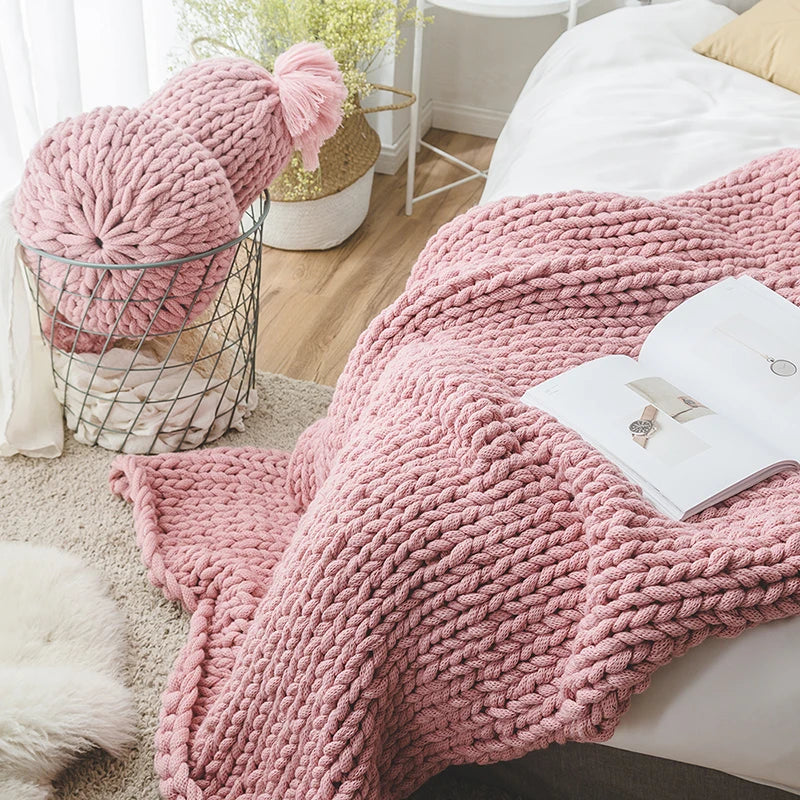 Candy Shaped Knit Pillow