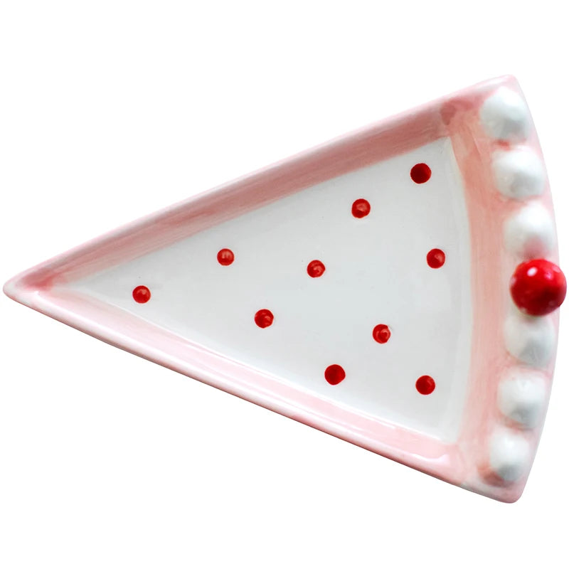 Strawberry Cake Plate Set