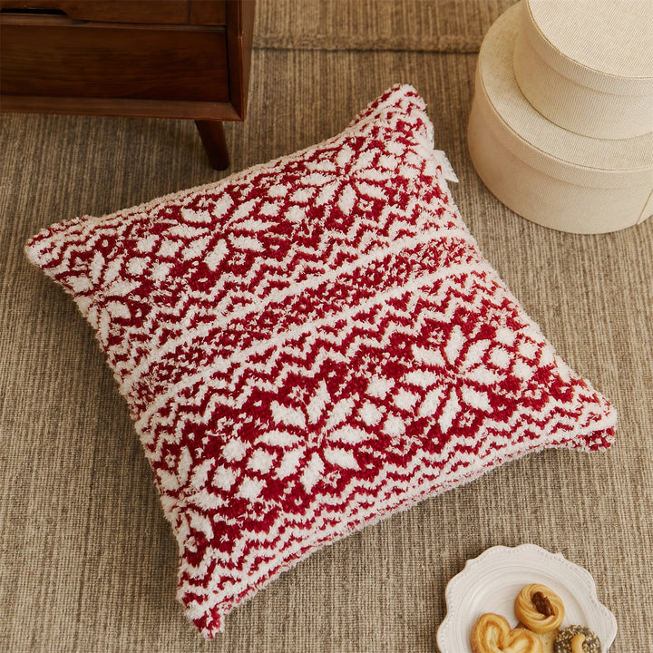 Winter Wonderland Knit Pillow Cover