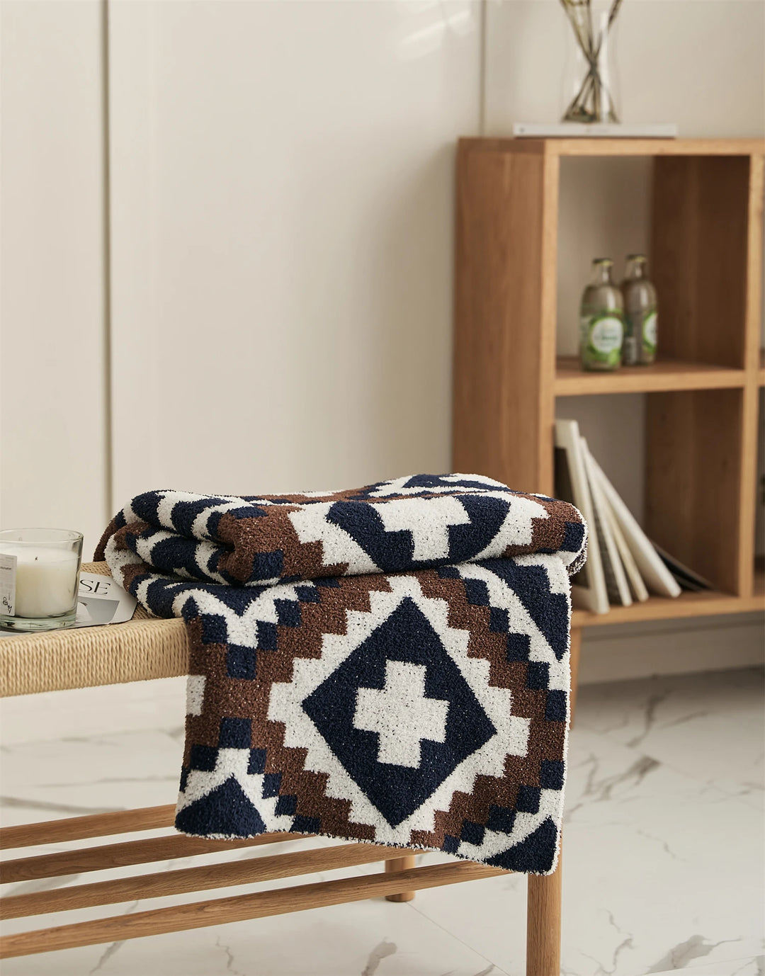 Geometric Quilt Blanket | Cozy Quilt Blanket | itsdecorszn