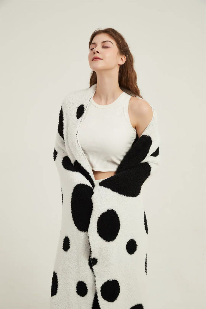 Polka Dot Reversible Blanket