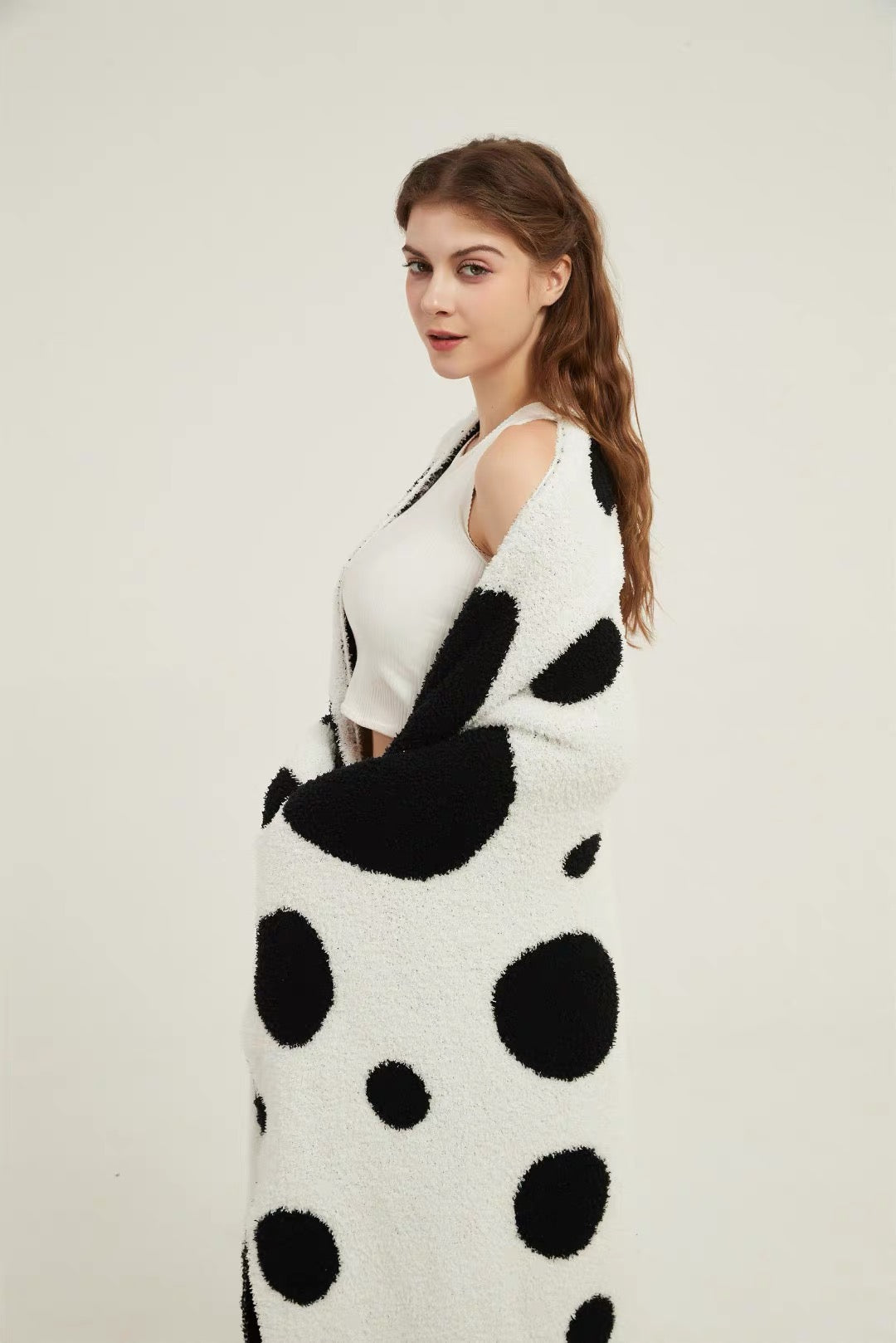 Polka Dot Reversible Blanket