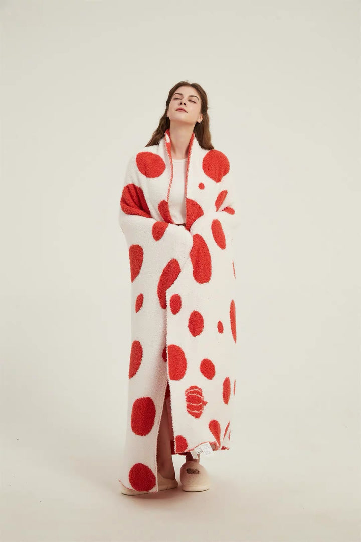 Polka Dot Reversible Blanket