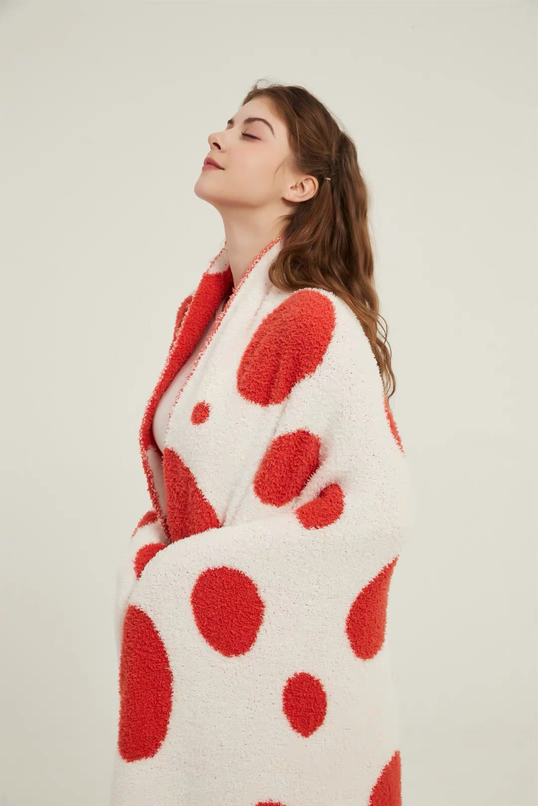 Polka Dot Reversible Blanket