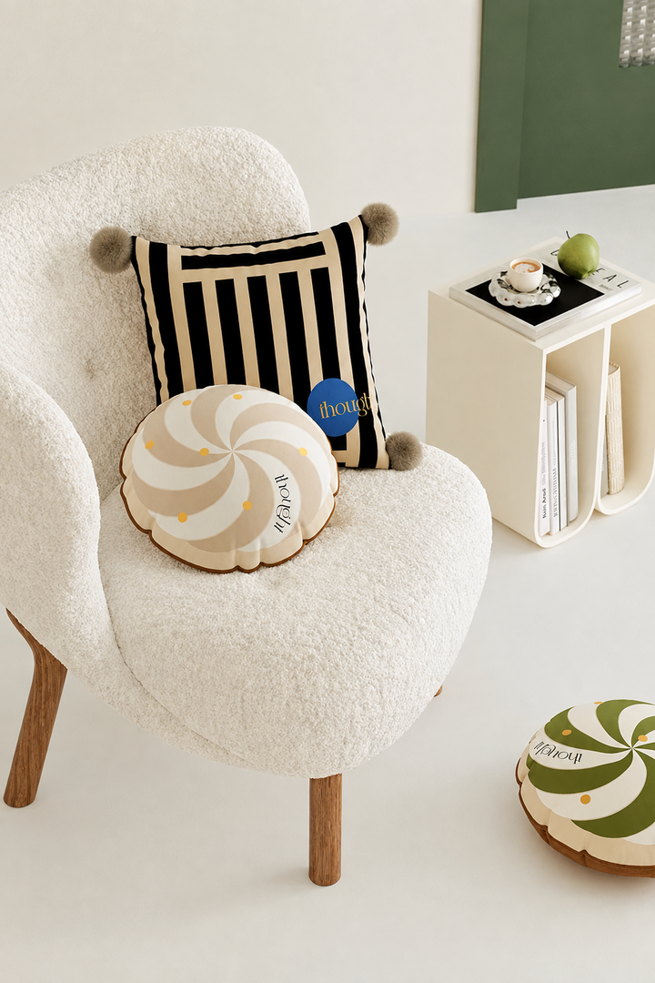 Candy Stripes &amp; Swirl Pillows