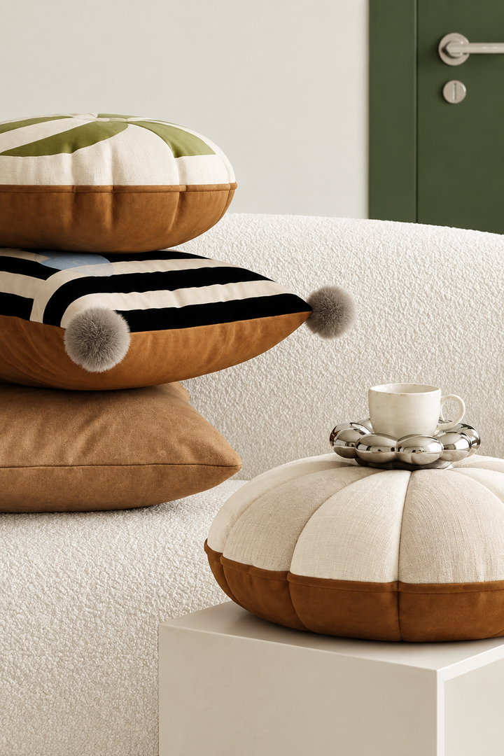 Candy Stripes &amp; Swirl Pillows