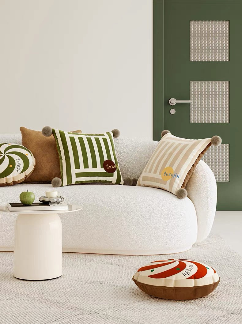 Candy Stripes &amp; Swirl Pillows