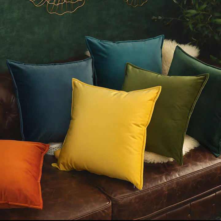 Velvet Monochrome Pillows
