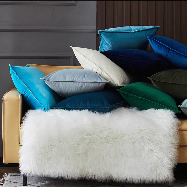 Velvet Monochrome Pillows