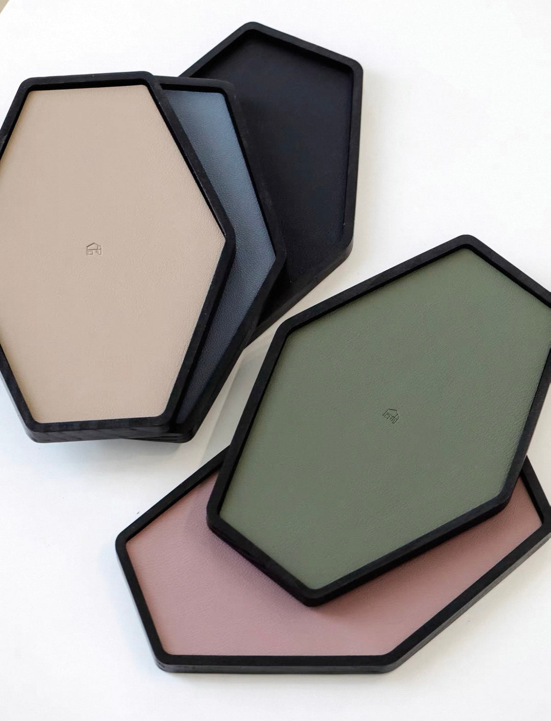 Diamond Colored Wood Tray