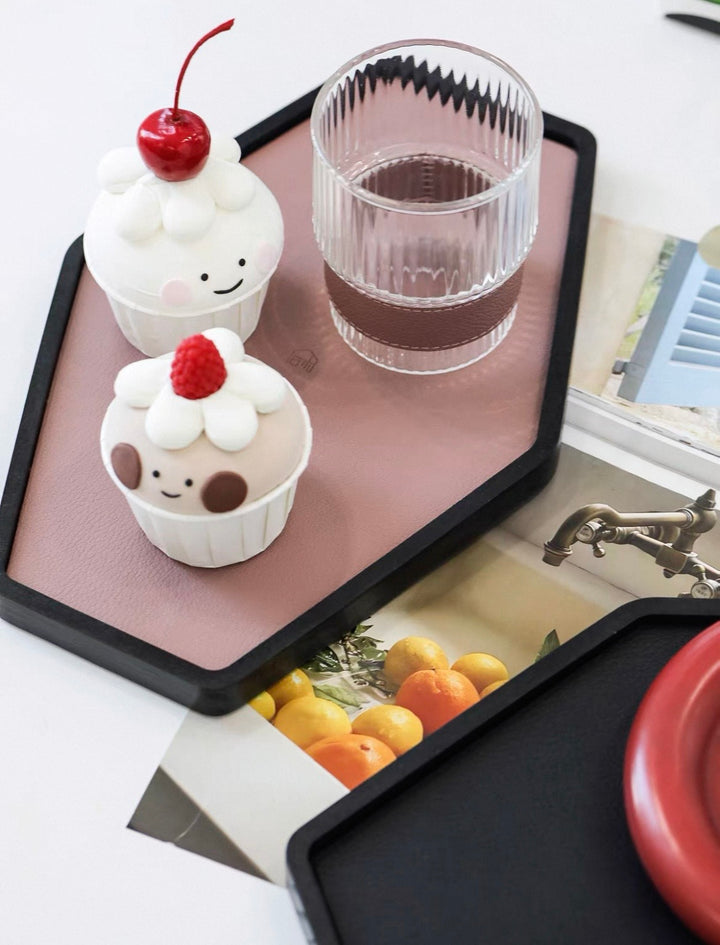 Diamond Colored Wood Tray