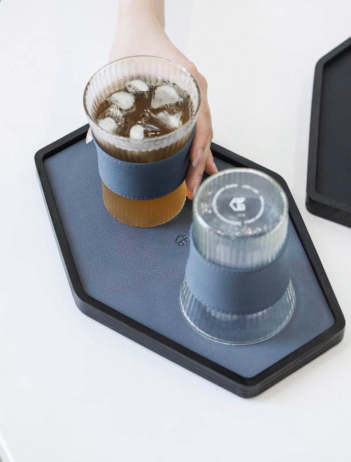Diamond Colored Wood Tray