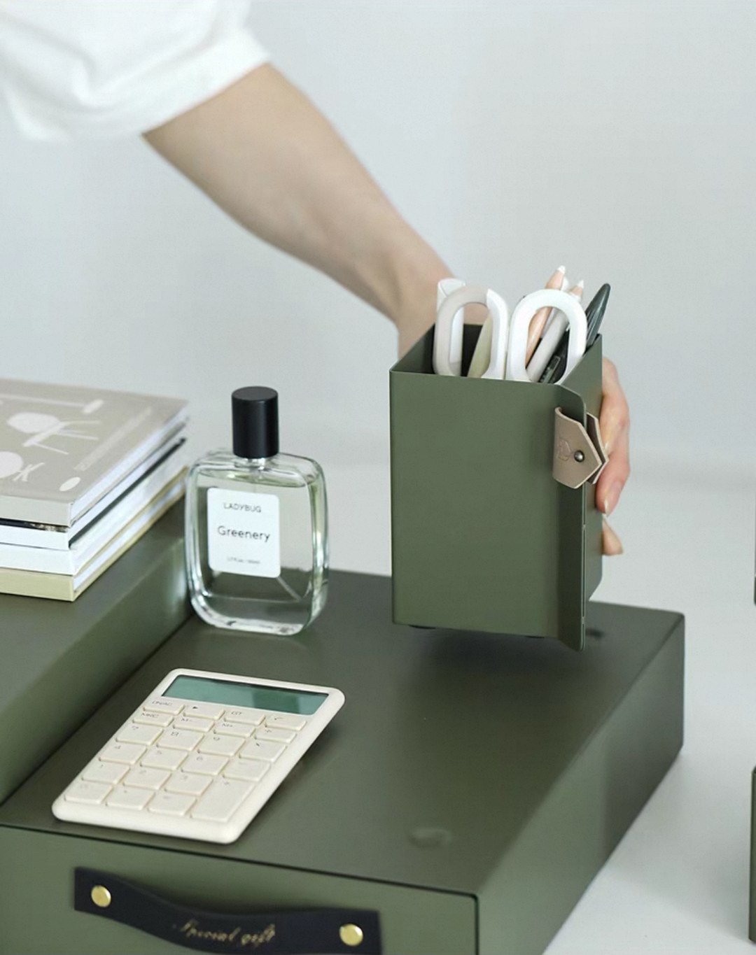 Square Stationery Supply Box