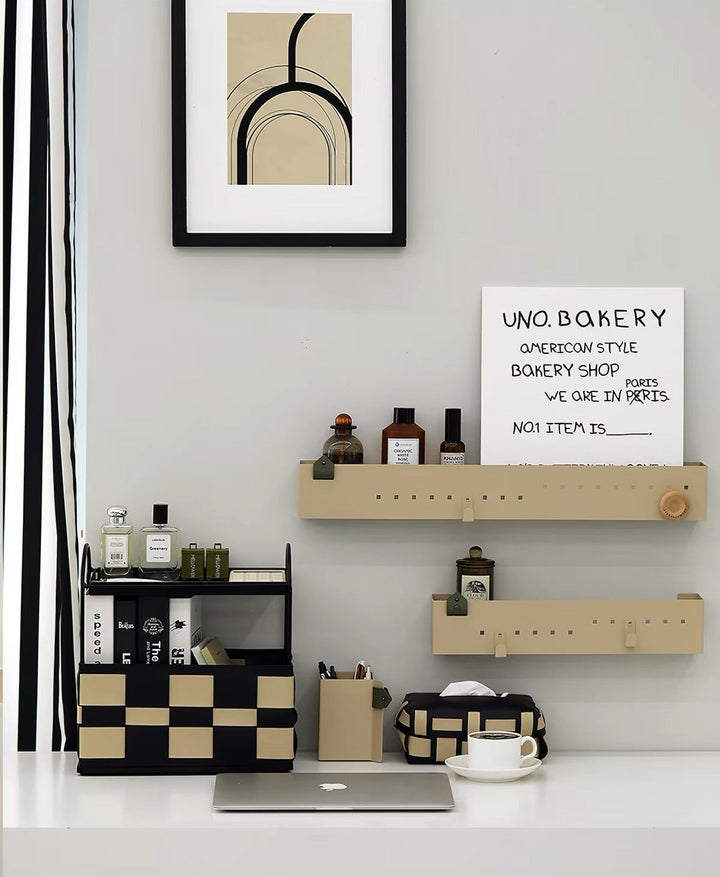 Checkerboard Tier Storage Basket