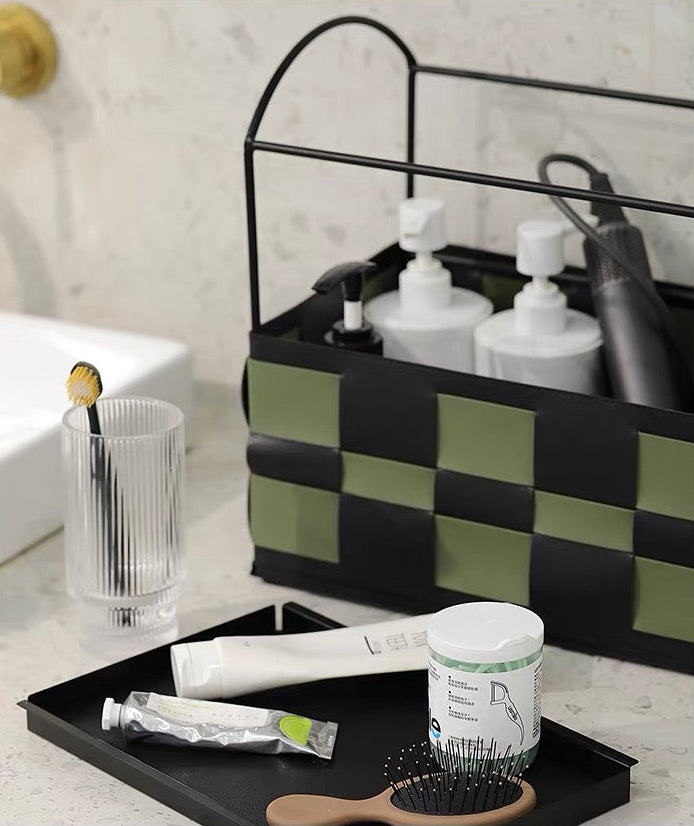 Checkerboard Tier Storage Basket