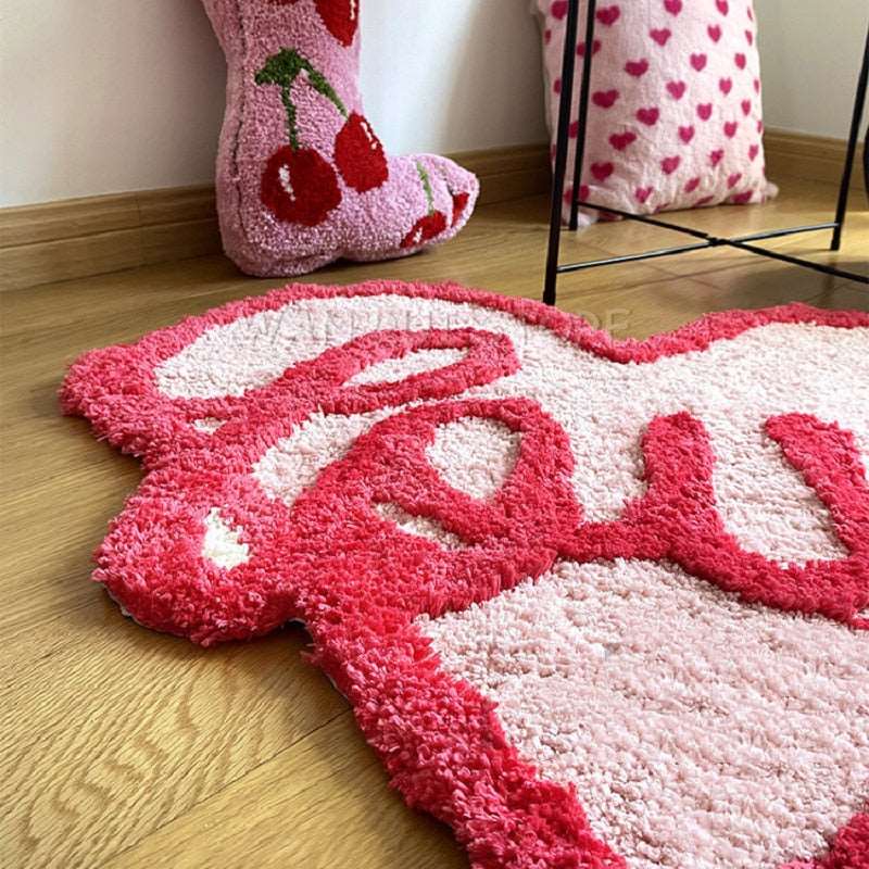 Pink Love Rug itsdecorszn