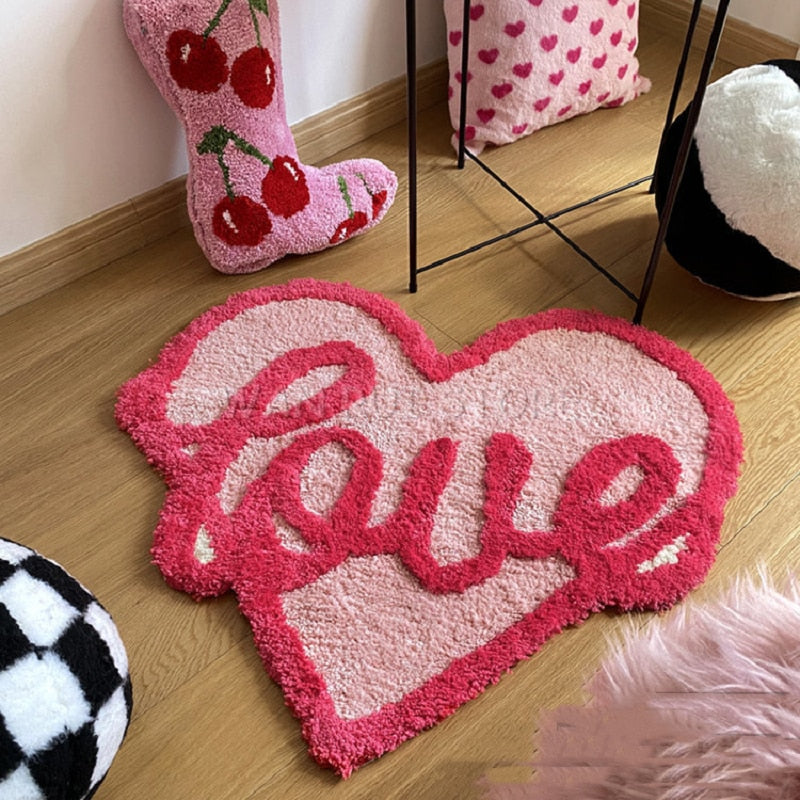 Pink Love Rug itsdecorszn