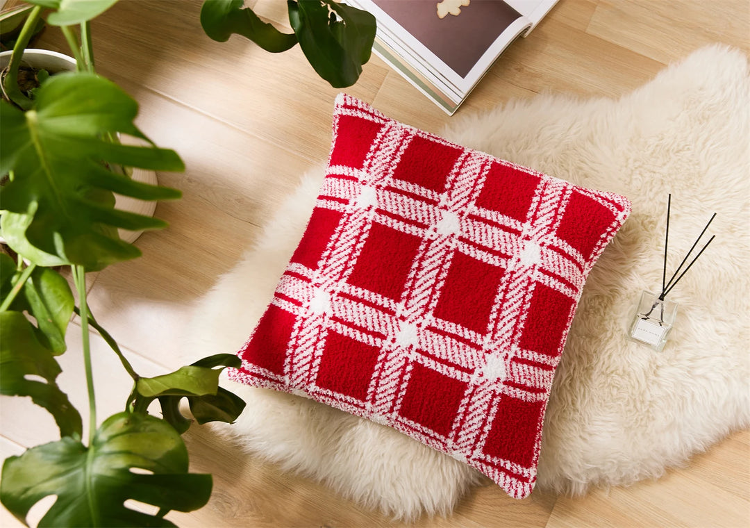 Plaid Stripe Pillow Cover