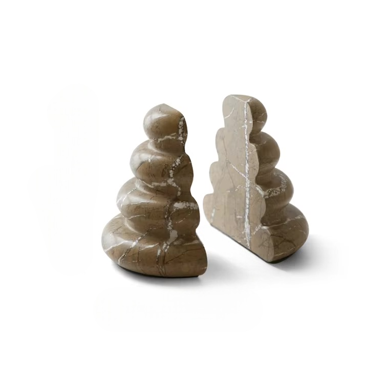 Indian Marble Stone Bookends