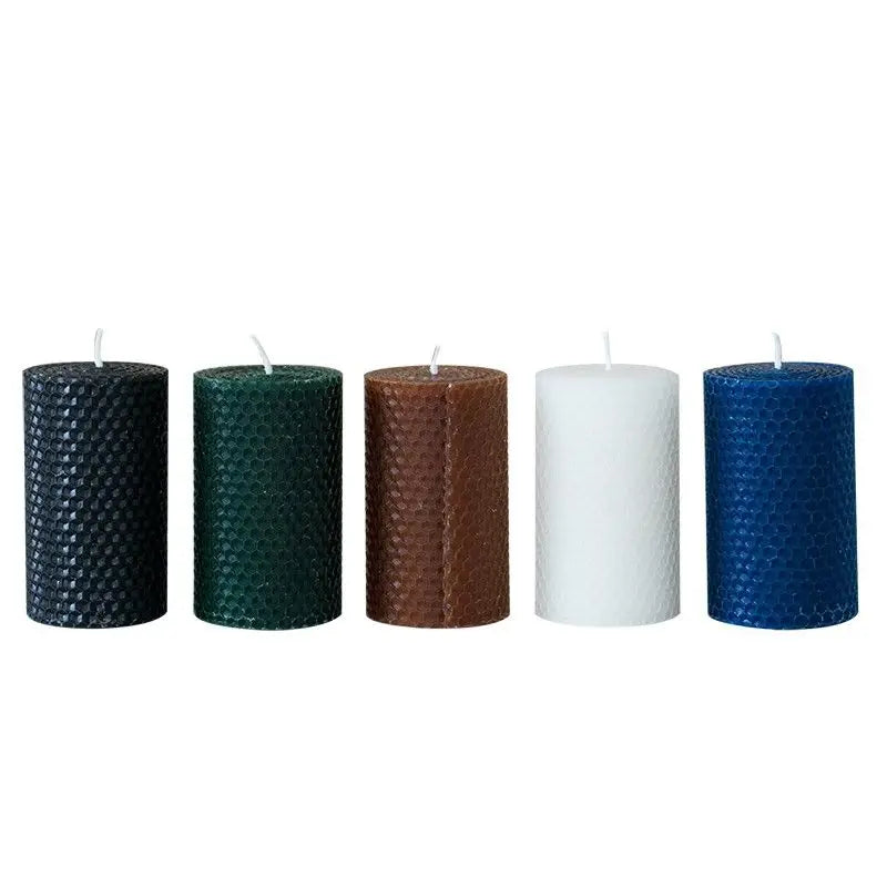 Honeycomb Pillar Candles